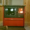 Отопительно-варочная печь PLAMEN 850 GLAS  Plamen красная